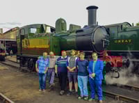 West Somerset volunteers attend steam loco relaunch