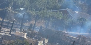 Steam trains halted after village suffers huge fire