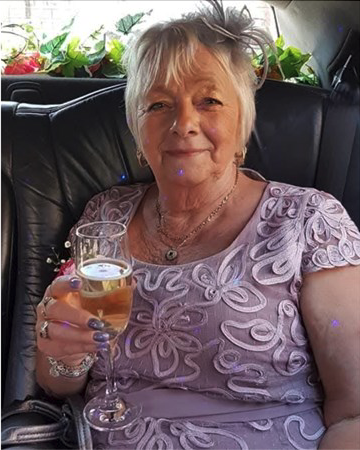 Nether Stowey's Pauline Foster, in whose memory her daughter Becki Woollan is raising money for the Fire Fighters Charity.