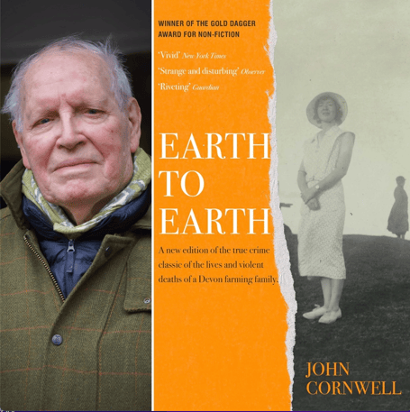 John Cornwell will be discussing his book 'Earth to Earth', about a triple killing on Exmoor, during this year's Dulverton and Exmoor Literary Festival.