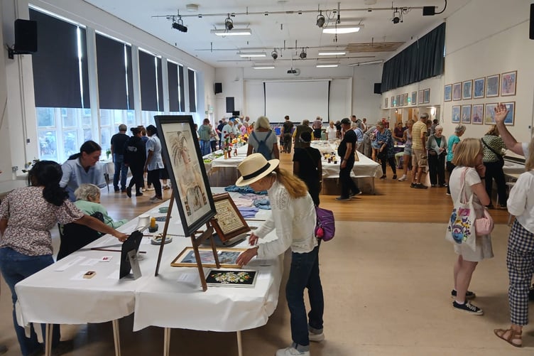 The annual Minehead Flower and Produce Show held in West Somerset College for 2025 was again well-attended.