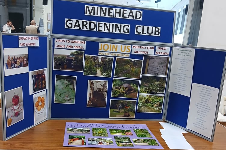 Minehead Gardening Club held its 2025 flower and produce show in West Somerset College.