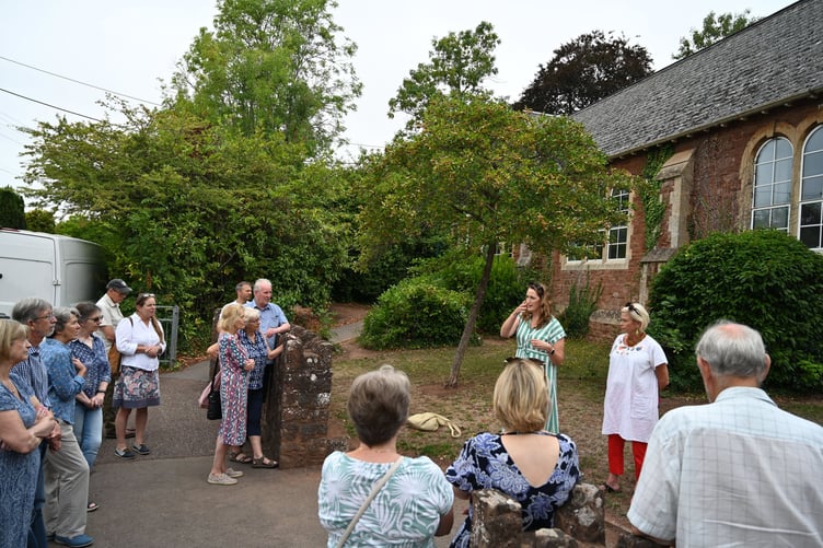 MP Rachel Gilmour meets a group of parents to discuss childcare places.