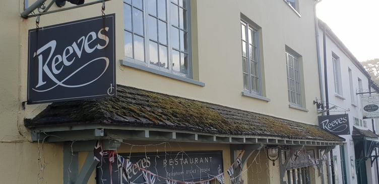 Reeves restaurant in Dunster has closed after its kitchens were destroyed in a fire.