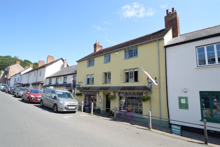 Reeves restaurant, in Dunster High Street, was largely destroyed by a major fire on September 5.