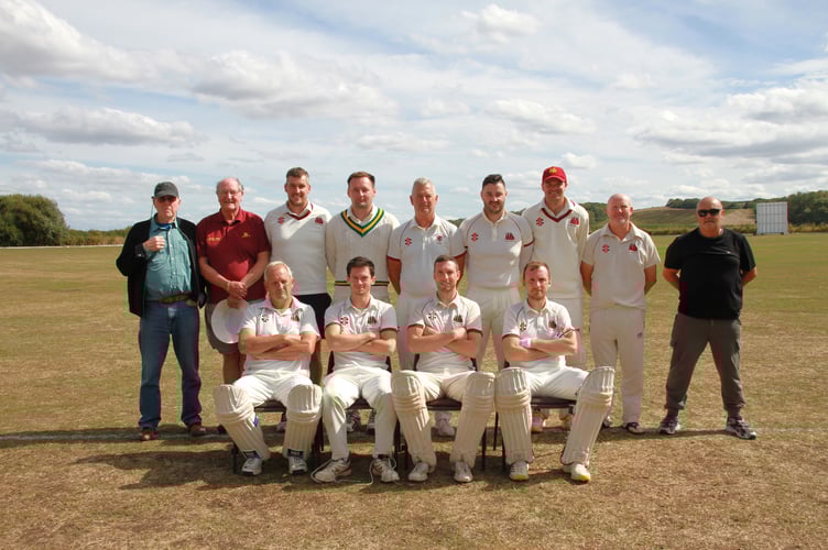 Watchet, front, left to right: Martin Strong, Tom Sparks, Eben Harding, Alastair Harrison; back: Jim Nicholas, Robert McDonald, Dominic Bawden, Connor Jeromson, Paul Sparks, Ollie Saddington, Callum Knight, Matt Lovell and Norman Yaw.