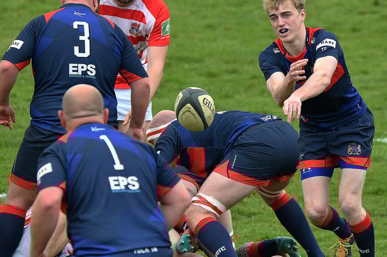 Richard Baker - opened the scoring with a try for Wiveliscombe