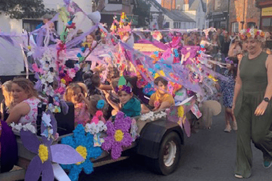 St Dubricius First School pupils took part in the annual Porlock Carnival.