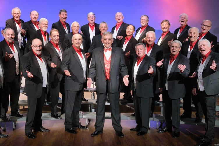 The Rivertones are performing during Minehead's Regal Theatre variety show.