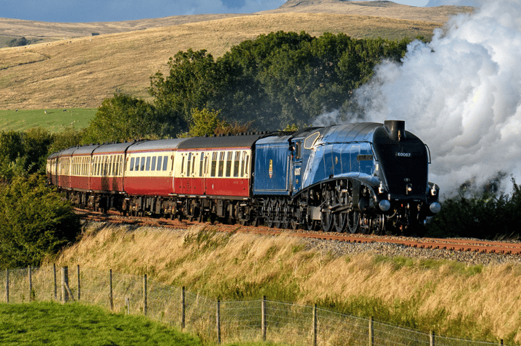 Sir Nigel Gresley locomotive.