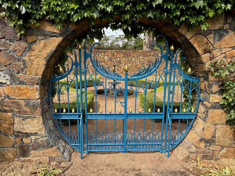 Blacksmiths on Exmoor have been nominated for a construction award after making these gates for a client in Australia.