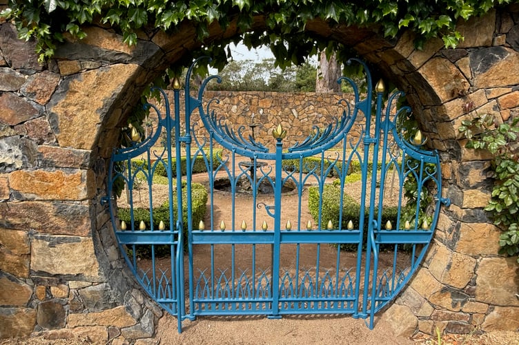 Blacksmiths on Exmoor have been nominated for a construction award after making these gates for a client in Australia.