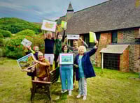 Art friends exhibiting in remote chapel again