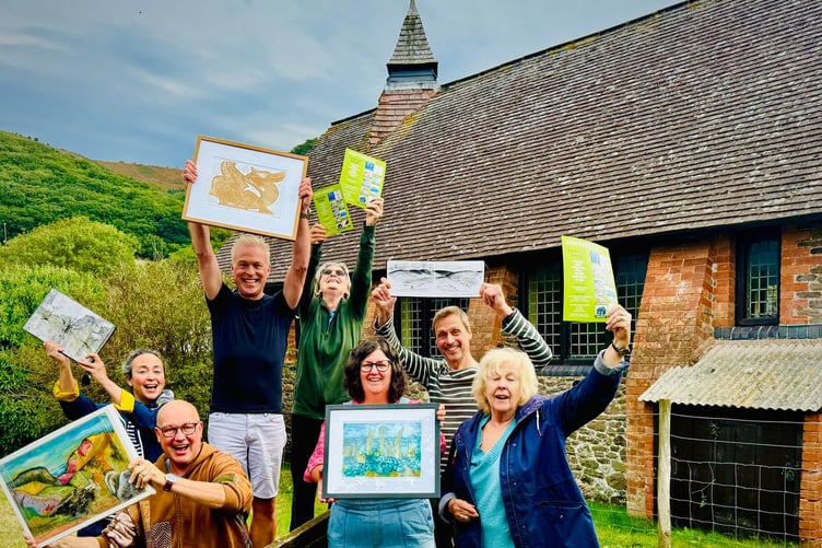 Porlock Art Friends are in Bossington Methodist Chapel again for SAW open studios until September 28.