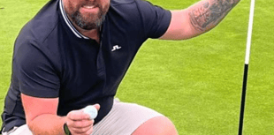 Ashley Gaines holes in one in Andrew Gadd Challenge Cup 