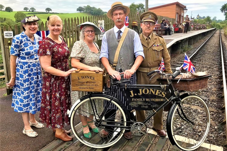 Dad's Army's Corporal Jones will be visiting Crowcombe Heathfield Station for the Forties weekend.