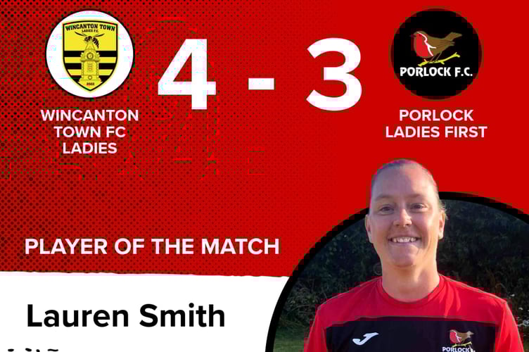 Lauren Smith - Porlock Ladies' Player of the Match