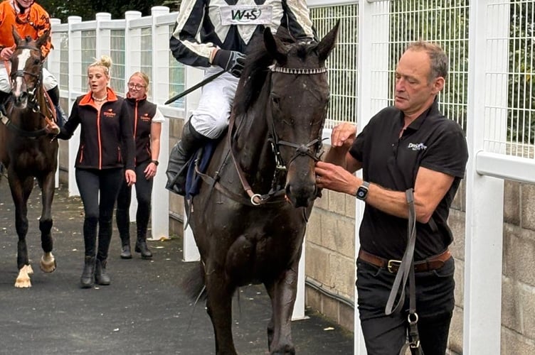 

Best Night ridden by Jack Tudor being led into the winners enclosure at Newton Abbot
