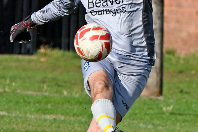 Minehead goalkeeper Greg Turner - called into action early on