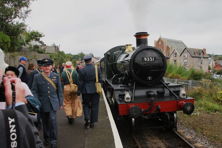 It was a weekend of nostalgia along the West Somerset Railway line as residents and visitors celebrated the annual Forties weekend festival.