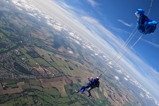Tom said he was impressed by the "fantastic view"