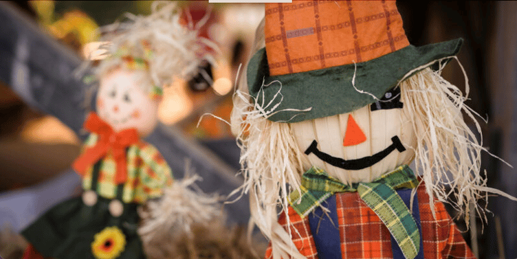 A village scarecrow competition is being held in Luccombe.