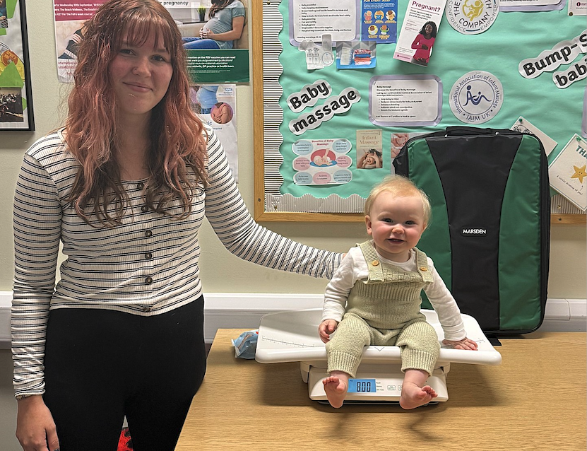 Babies tip the scales at West Somerset charity