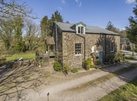 Spacious converted railway building available for £595,000