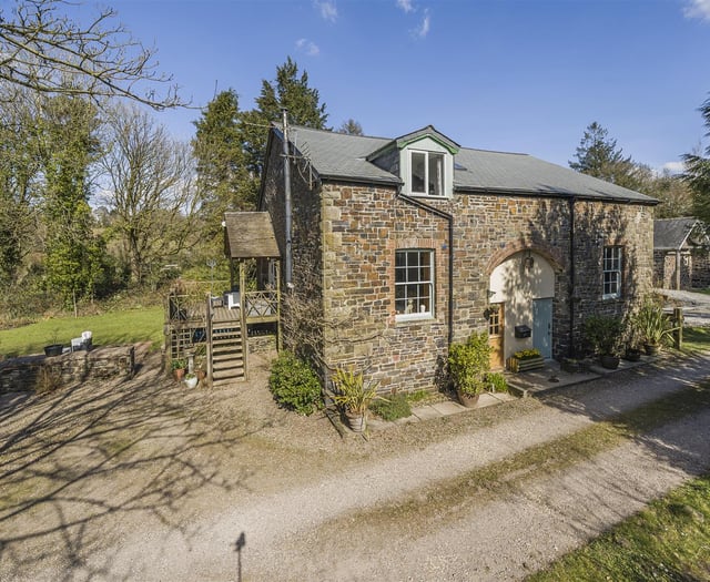 Spacious converted railway building available for £595,000