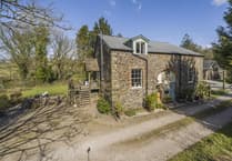 Spacious converted railway building available for £595,000