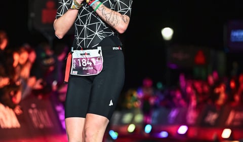 Marika completes the brutal 'Ironman Wales' event 