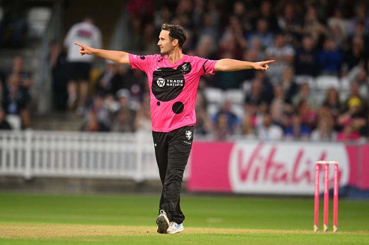 Lewis Gregory - who has become Somerset's most successful captain after Brian Rose
