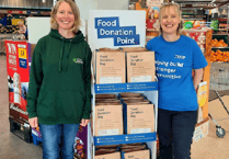 Tesco food bags help boost donations for West Somerset Food Cupboard
