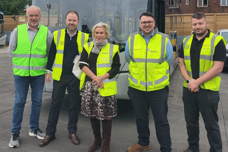 West Somerset MP Rachel Gilmour meeting First Bus managers to discuss complaints about the No 28 and 25 buses.