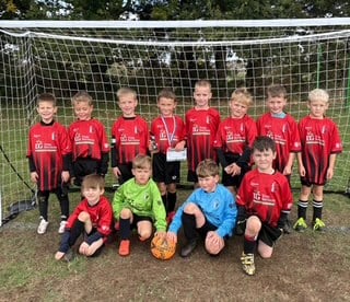 Watchet Under 7s who started their season with four games against Ruishton