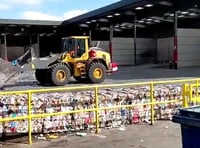 Behind the scenes of a waste recycling centre