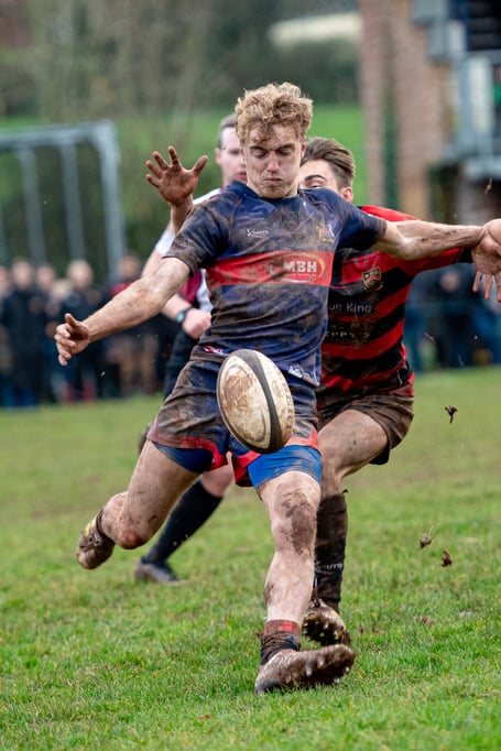 Richard Baker - hat-trick of tries for Wiveliscombe
