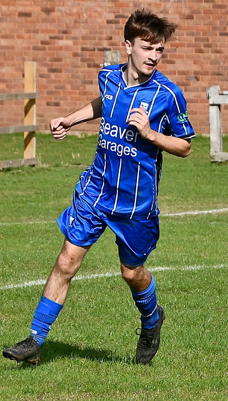 Toby Waghorn - hit the crossbar for Minehead in the first half