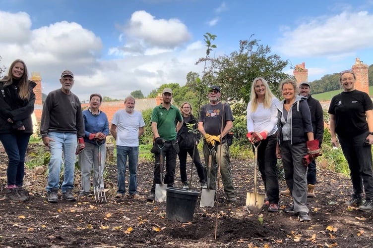 The NHS Somerset Armed Forces community team celebrating being one of only 200 employers nationally to have achieved 'Gold Employer Status'