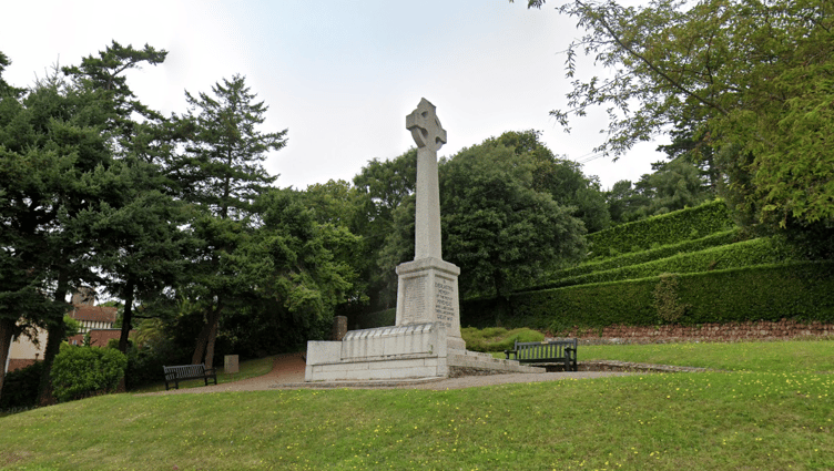 Reports were first made to Minehead Town Council about the memorial's defacing on Wednesday, October 8.