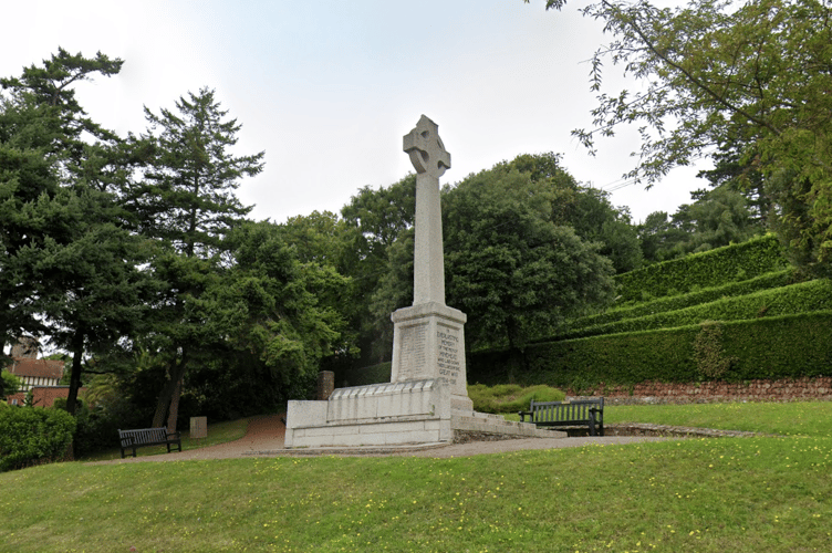 Reports were first made to Minehead Town Council about the memorial's defacing on Wednesday, October 8.