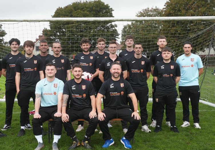 Alcombe Rovers' line-up