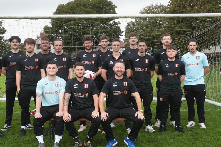 Alcombe Rovers' line-up