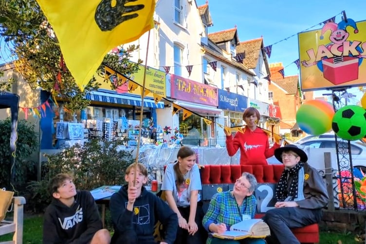 Stacked Wonky at the 2024 Climate Fair with their plastic-free challenge