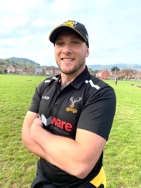 Minehead Barbarians' new head coach Isaiah Graham-Hooper