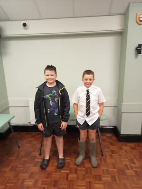 Joshua Wyatt (left) and Sam Blackmore