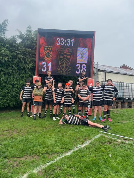 Left to right Arthur Gell, Jesse Bruce, Ferdy Menon, Ben lake, Billy Haller, Finlay Penny, Alfie Harris , Lewis Summersgill, Freddie Bishop, Ed White, Tom Ellicott, Harry Blackshaw and Jasper Mayhew. Front - Harry Tucker