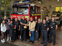 Villager's dying wish sees funds raised for firefighters