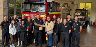 Villager's dying wish sees funds raised for firefighters