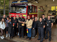 Villager's dying wish sees funds raised for firefighters